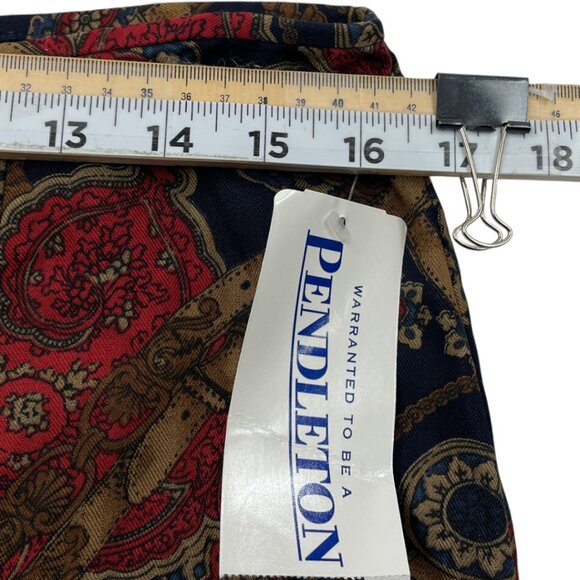 Pendleton Vintage NEW Rayon Equestrian Riding Western Cowgirl Long Skirt Size 12 - Picture 5 of 10